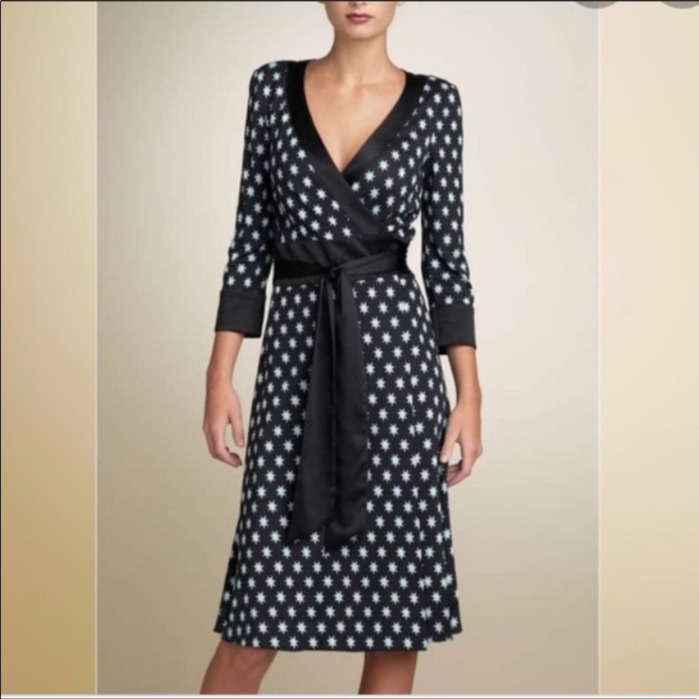 Diane von Furstenberg Silk Taurus Lucky Star Dress